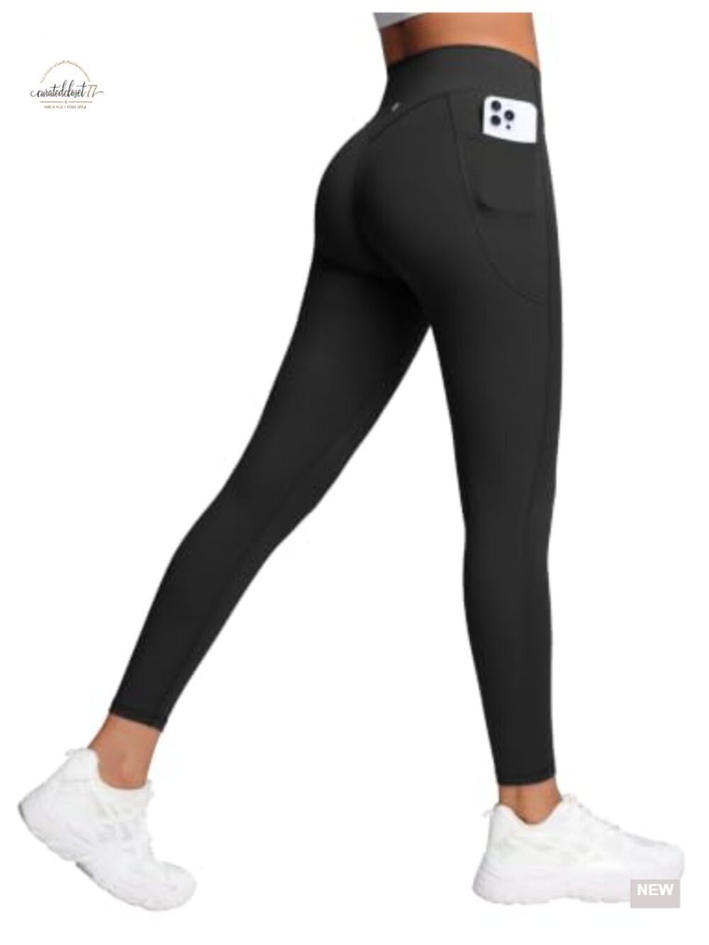 High Waisted 7/8 Length Buttery Soft Leggings with 2 Pockets, Pockets, Yoga